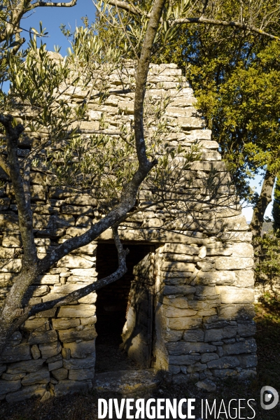 Murs en pierre sèche - Terrasses de culture de Goult, Vaucluse (84)