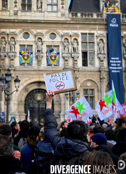 Manifestation contre les violences policières à l appel du collectif les soulèvements de la terre
