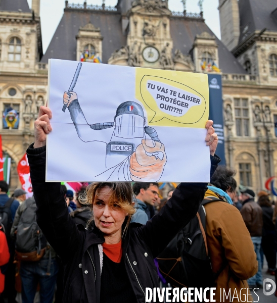 Manifestation contre les violences policières à l appel du collectif les soulèvements de la terre