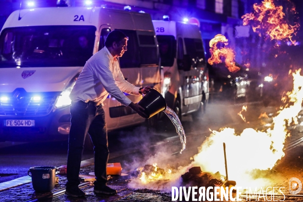 Rassemblement devant toutes les préfectures de France à l appel des Soulèvements de la terre contre la violence à Sainte-soline