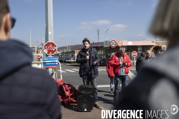 AG des salaries de la raffinerie TotalEnergies à Gonfreville l Orcher