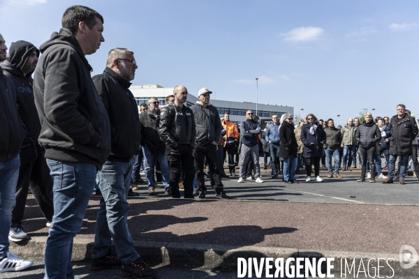 AG des salaries de la raffinerie TotalEnergies à Gonfreville l Orcher