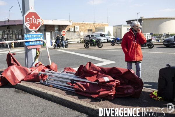 AG des salaries de la raffinerie TotalEnergies à Gonfreville l Orcher