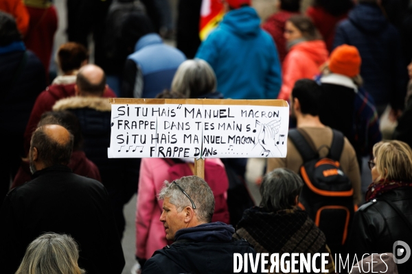 Onzième journée de mobilisation contre la réforme des retraites à Nantes