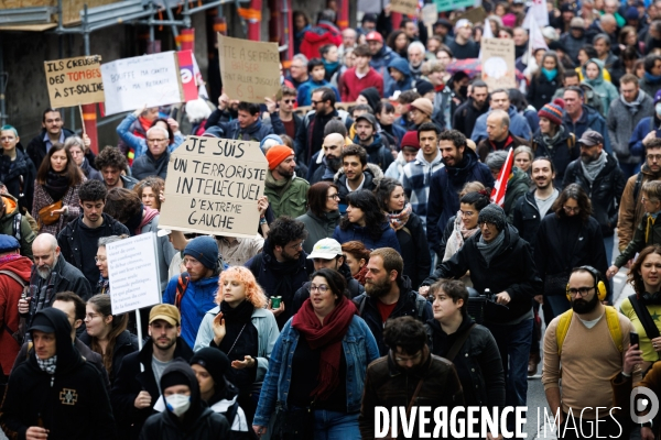 Onzième journée de mobilisation contre la réforme des retraites à Nantes
