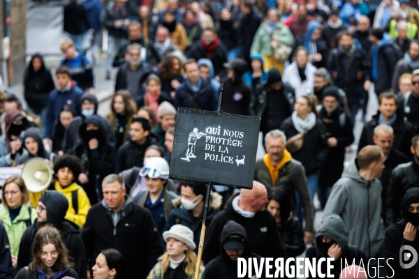 Onzième journée de mobilisation contre la réforme des retraites à Nantes