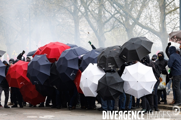 Onzième journée de mobilisation contre la réforme des retraites à Nantes