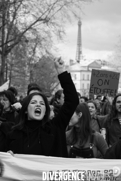 Manifestation contre la réforme des retraites.