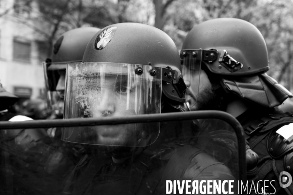 Manifestation contre la réforme des retraites.