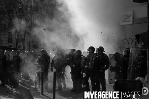 Manifestation contre la réforme des retraites.