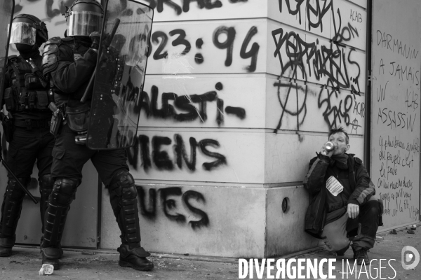 Manifestation contre la réforme des retraites.