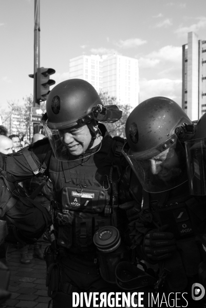 Manifestation contre la réforme des retraites.