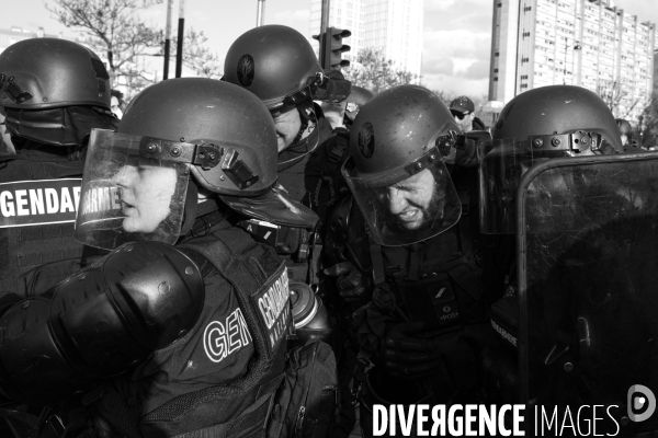 Manifestation contre la réforme des retraites.