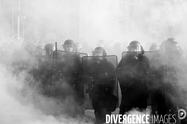 Manifestation contre la réforme des retraites.