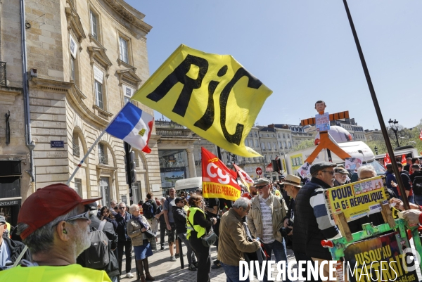 Bordeaux, 11 ème manifestation contre la réforme des retraites.