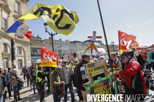 Bordeaux, 11 ème manifestation contre la réforme des retraites.