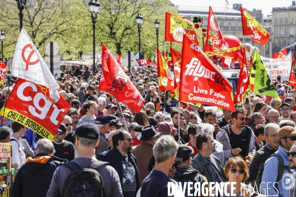 Bordeaux, 11 ème manifestation contre la réforme des retraites.