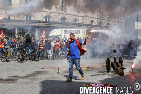 Bordeaux, 11 ème manifestation contre la réforme des retraites.