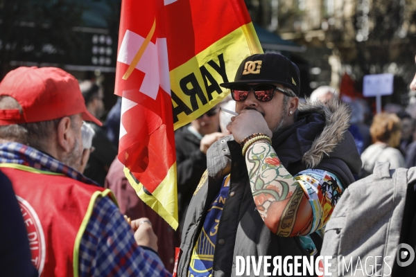 Bordeaux, 11 ème manifestation contre la réforme des retraites.