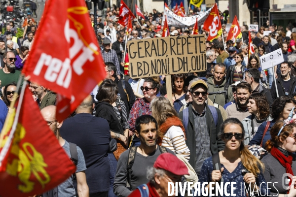 Bordeaux, 11 ème manifestation contre la réforme des retraites.