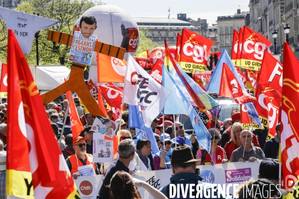 Bordeaux, 11 ème manifestation contre la réforme des retraites.