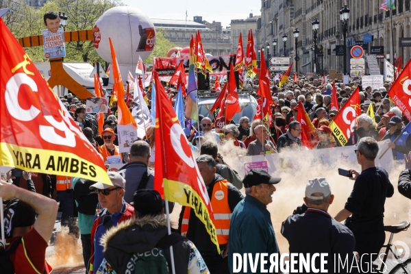 Bordeaux, 11 ème manifestation contre la réforme des retraites.