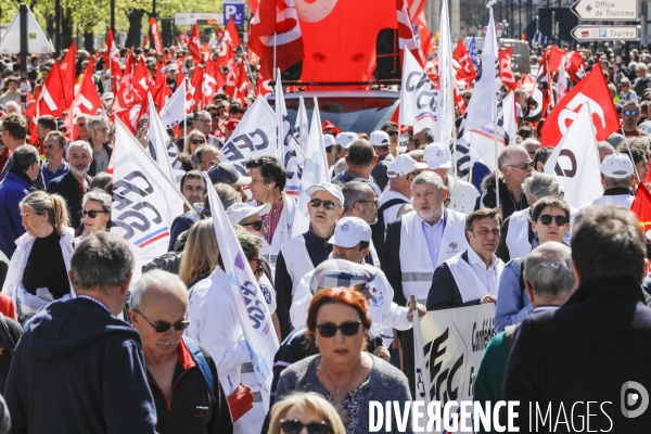 Bordeaux, 11 ème manifestation contre la réforme des retraites.