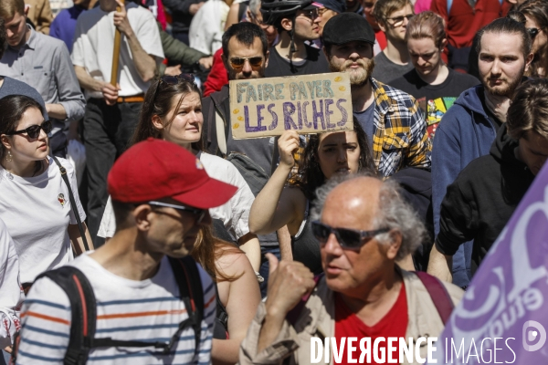 Bordeaux, 11 ème manifestation contre la réforme des retraites.