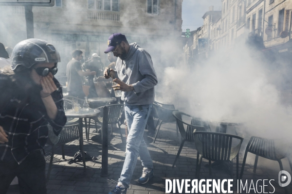 Bordeaux, 11 ème manifestation contre la réforme des retraites.