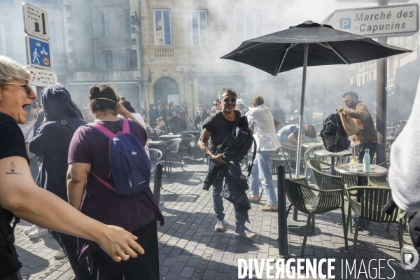 Bordeaux, 11 ème manifestation contre la réforme des retraites.