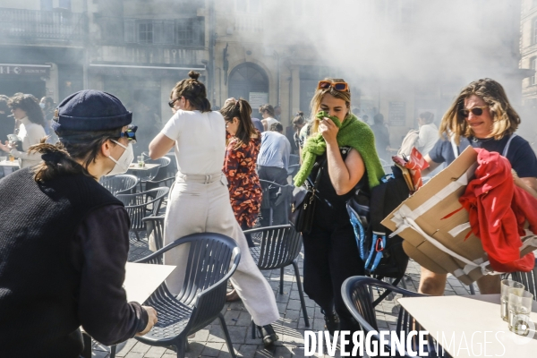 Bordeaux, 11 ème manifestation contre la réforme des retraites.