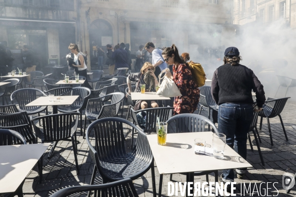 Bordeaux, 11 ème manifestation contre la réforme des retraites.