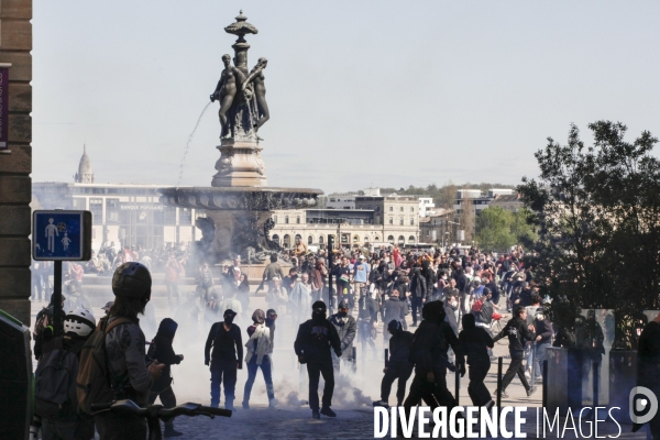 Bordeaux, 11 ème manifestation contre la réforme des retraites.