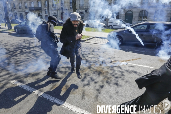 Bordeaux, 11 ème manifestation contre la réforme des retraites.