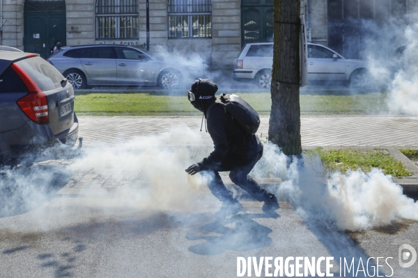 Bordeaux, 11 ème manifestation contre la réforme des retraites.