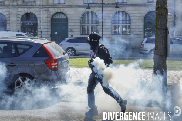 Bordeaux, 11 ème manifestation contre la réforme des retraites.