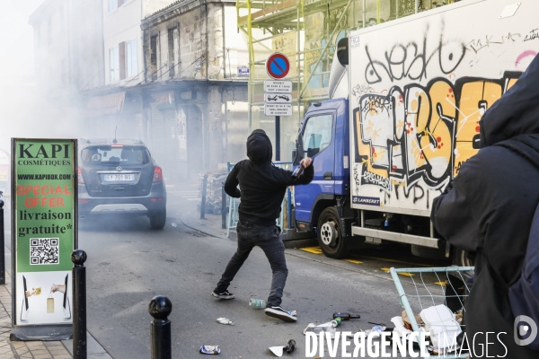 Bordeaux, 11 ème manifestation contre la réforme des retraites.