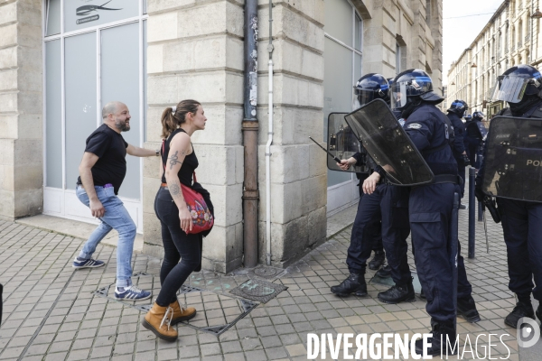 Bordeaux, 11 ème manifestation contre la réforme des retraites.