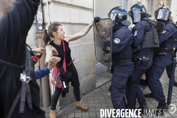 Bordeaux, 11 ème manifestation contre la réforme des retraites.