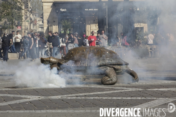 Bordeaux, 11 ème manifestation contre la réforme des retraites.