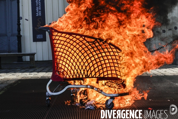 Bordeaux, 11 ème manifestation contre la réforme des retraites.