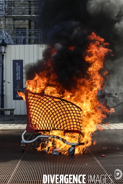 Bordeaux, 11 ème manifestation contre la réforme des retraites.