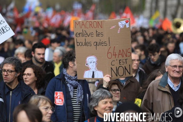 11e Journée de mobilisation contre la réforme des retraites