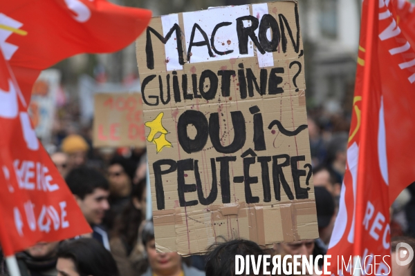 11e Journée de mobilisation contre la réforme des retraites