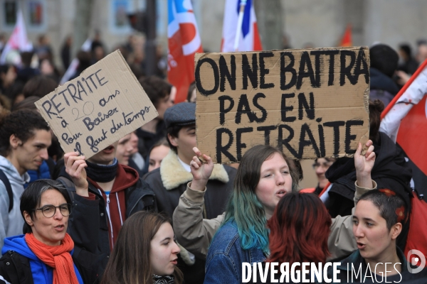 11e Journée de mobilisation contre la réforme des retraites