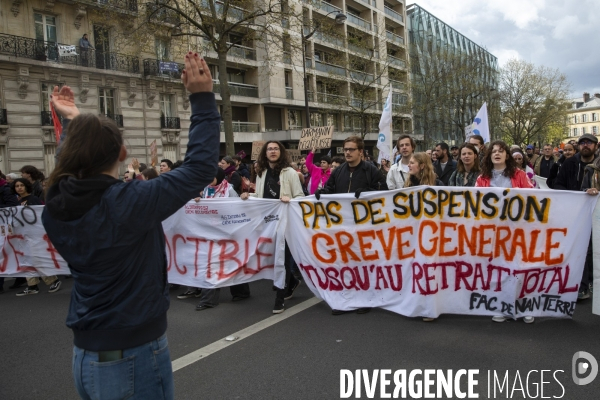 11ème journée contre la Reforme des Retraites.