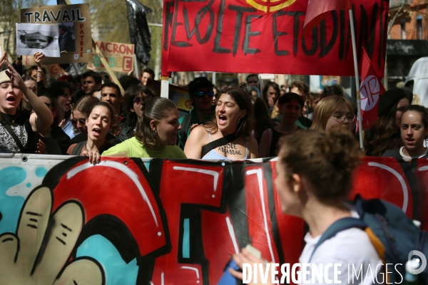 Toulouse : 11eme journee de mobilisation contre la reforme des retraites