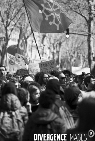 Toulouse : 11eme journee de mobilisation contre la reforme des retraites