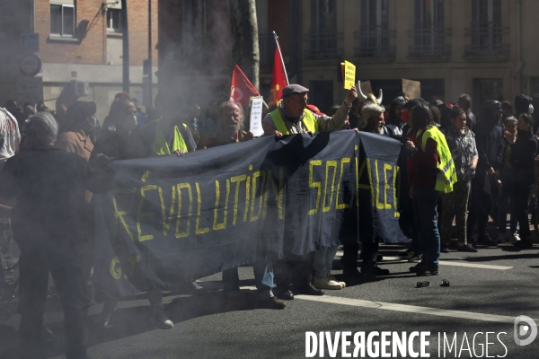 Toulouse : 11eme journee de mobilisation contre la reforme des retraites