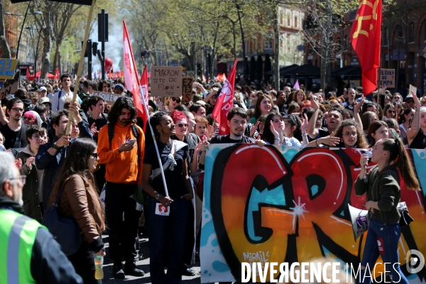 Toulouse : 11eme journee de mobilisation contre la reforme des retraites